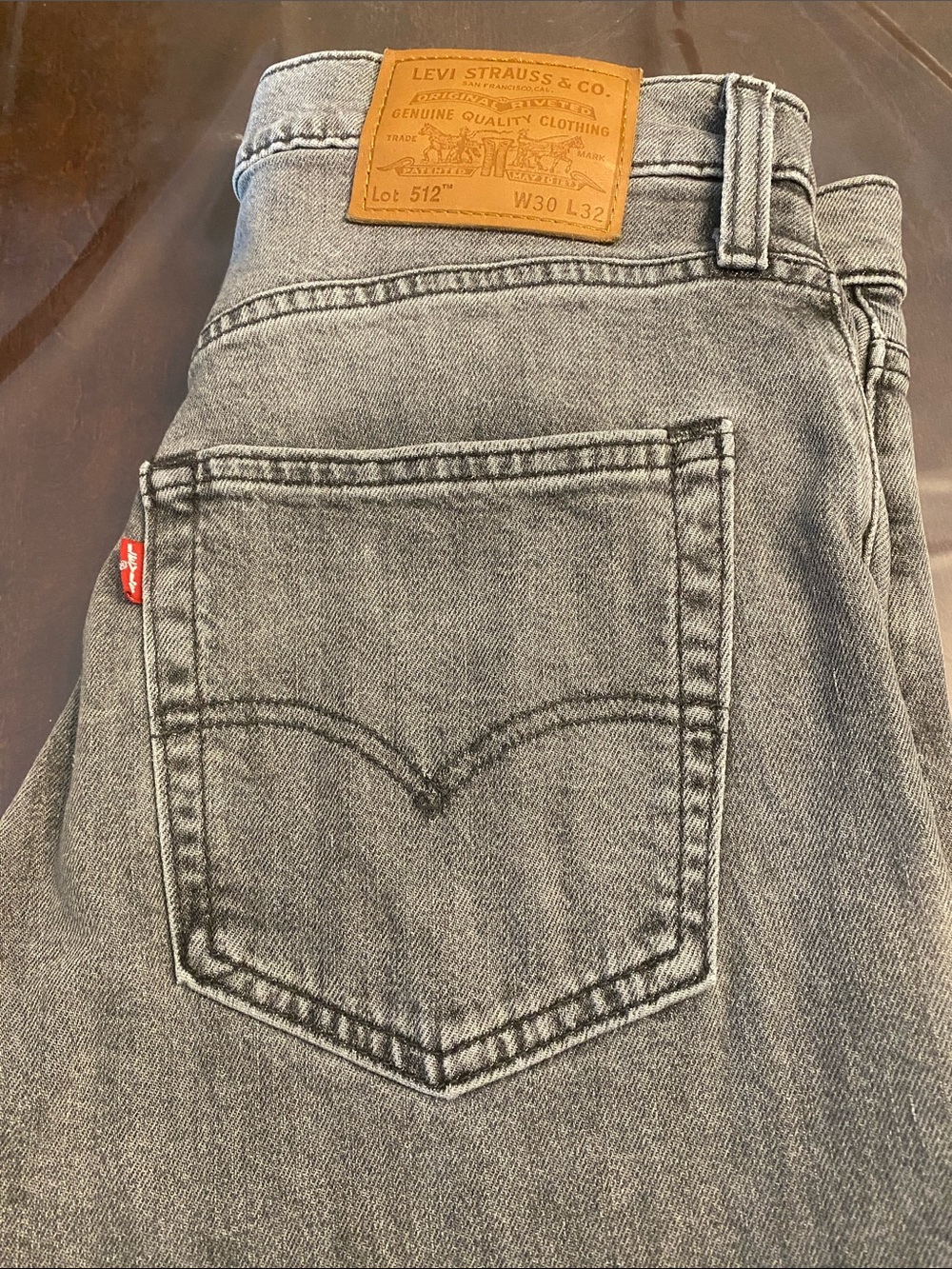 Levi's Men's 512 Straight Jeans - Gray
